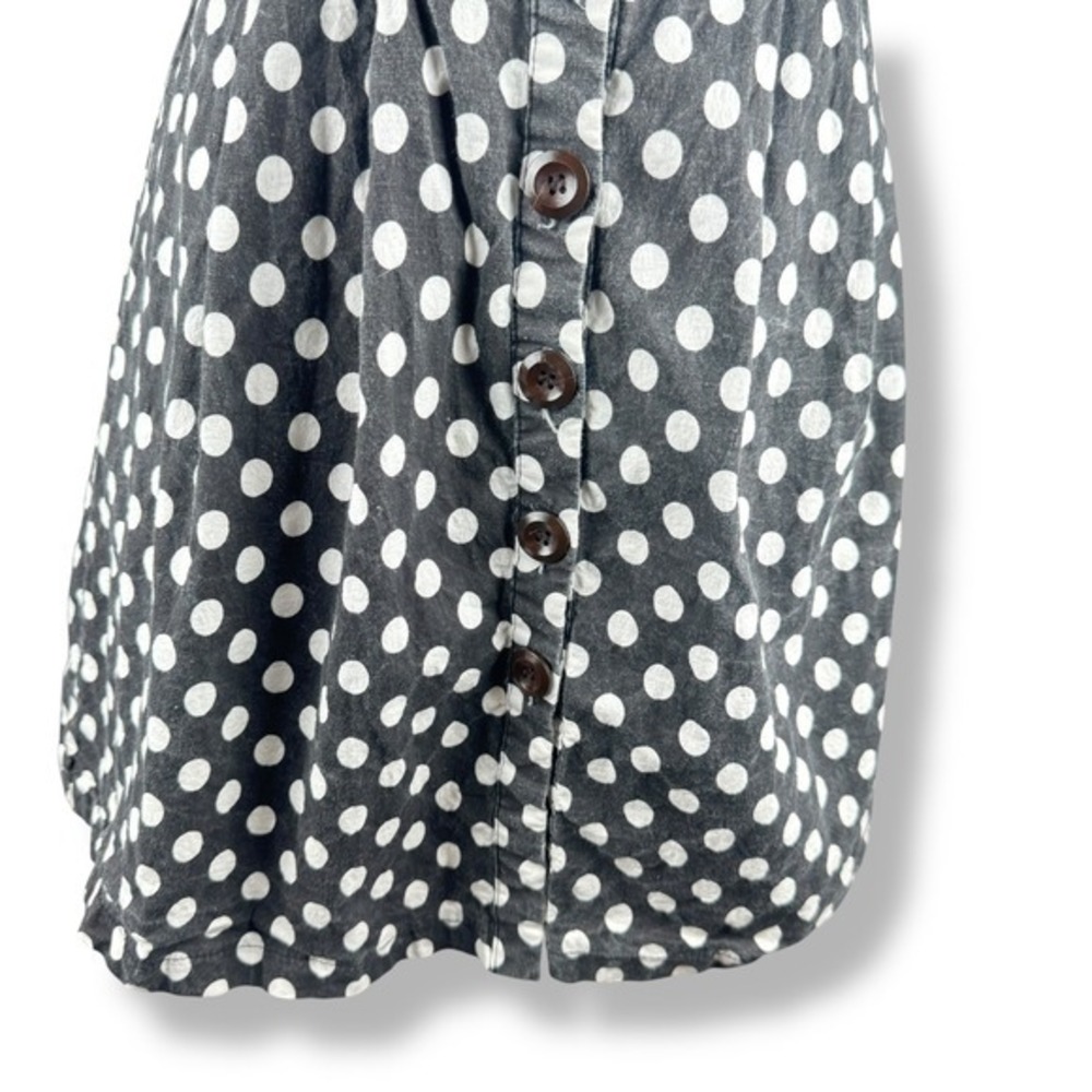 Deb Y2K Party Dress Size Medium Polka Dot Twee Pin Up Retro Feminine Vintage - Picture 12 of 16